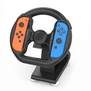 Приставка к контроллеру с 4 присосками для Nintendo Switch OLED Racing Game NS Аксессуар Рулевое колесо для Joy-con Совместимо