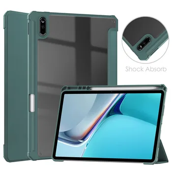Чехол для планшета Для iPad Pro 11 Case 2021 Противоударный Умный Прозрачный чехол Для iPad Pro 11 2018 2020 2018 Чехол Funda для iPad Pro 11