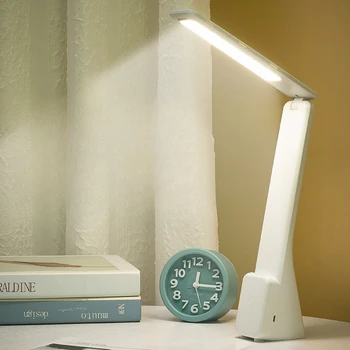 Интеллектуальная настольная лампа для защиты глаз студентов, светодиодная лампа для общежития, Детская обучающая Складная Прикроватная тумбочка для спальни, ночник