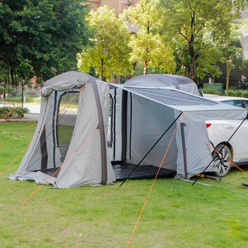 Автомобильная туристическая модернизированная палатка для внедорожника с сетчатым навесом, Палатки для кемпинга на открытом воздухе, водонепроницаемые покрытия