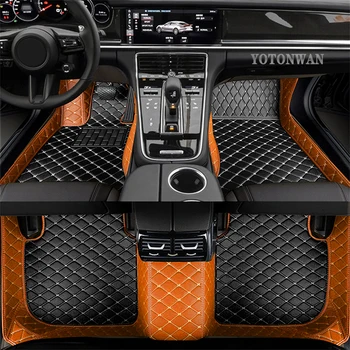 YOTONWAN двухслойный автомобильный коврик на заказ для Geely Всех моделей Emgrand EC7 X7 FE1 Автомобильный стайлинг Автоаксессуары для укладки автомобилей