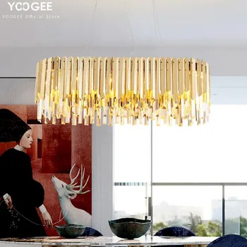 Светодиодный подвесной светильник Современный скандинавский кухонный хрустальный подвесной светильник для украшения дома, настольный обеденный подвесной светильник