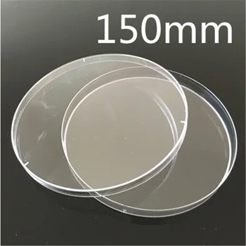 10 шт./лот, Высококачественная пластиковая чашка Петри для лабораторной тарелки, Бактериальные дрожжи, Диаметр 150 мм, Высота 15 мм
