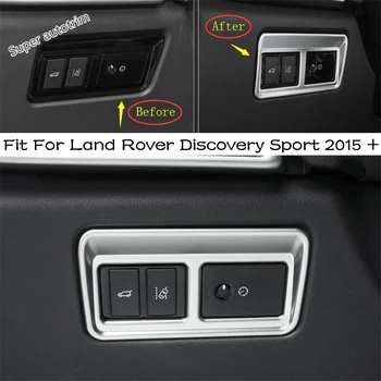 Lapetus Фары Головного Света, лампа/Кнопка включения багажника, отделка крышки из АБС-пластика, подходит для Land Rover Discovery Sport 2015 2016 2017 2018 2019