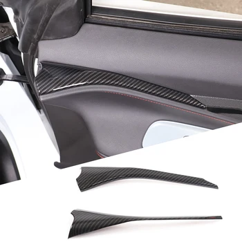 ABS Углеродное Волокно Отделка Внутренней Оконной Дверной Панели Автомобиля Для Chevrolet Corvette C8 Stingray Z51 Z06 2020-2023 Автоаксессуары
