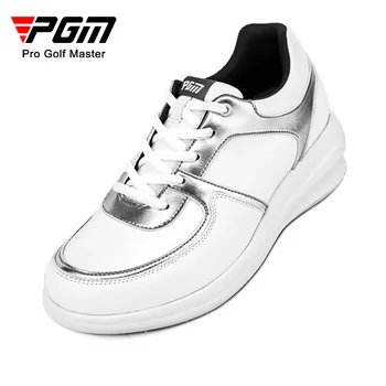 Обувь для гольфа PGM, Женская водонепроницаемая обувь, женская обувь на танкетке, увеличивающая высоту каблука, противоскользящая обувь
