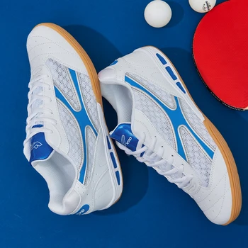 Профессиональная обувь для настольного тенниса, Мужская Обувь для бадминтона Большого размера 47, Мужская Легкая обувь для настольного тенниса и волейбола для тренировок в помещении