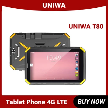 UNIWA T80 8,0 Дюймов IPS 2в1 Планшетный Телефон 4G FDD-LTE Мобильный телефон IP68 Водонепроницаемый 3G 32 ГБ Мобильный телефон 8500mAh Прочный Android Планшет