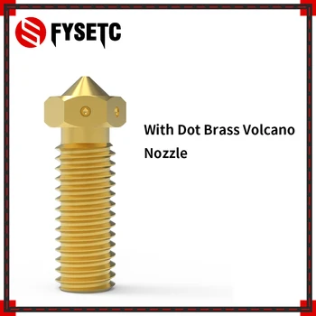 Сопло FYSETC V6 Volcano с Латунными Насадками в Горошек Для 3D-принтера Hotend Volcano Upgrade Kit Для нити накала E3D Volcano Hotend 1,75 мм