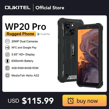 Oukitel WP20 Pro Прочный смартфон 5,93 