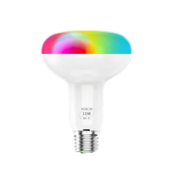 Прожектор 11 Вт BR30 E27, высококачественные светодиодные лампы Wifi RGB RGBWW, Волшебное приложение для дома, управление мобильным телефоном, умное освещение