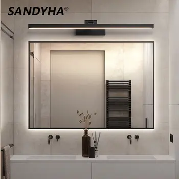 SANDYHA Зеркальный настенный светильник в скандинавском стиле, Домашнее светодиодное противотуманное освещение для ванной Комнаты, Современный декор для помещений отеля, Освещение для кабинета, Дома