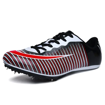 Мужская обувь для легкой атлетики, Женские Кроссовки с шипами, спортивная обувь для бега, легкая спортивная обувь для гонок, большие Размеры 36-45