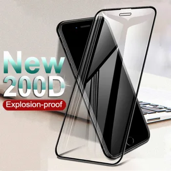 2ШТ Закаленное Стекло для iPhone 14 Pro Max 13 12 Mini 15 Защитная пленка для экрана для Iphone 11 Pro 7 8Plus XR XS Max Защитные Пленки для экрана