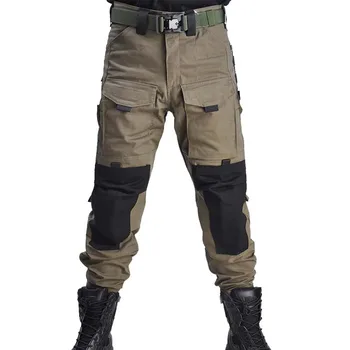 2023 Мужские Брюки в военной форме, Водонепроницаемые Армейские Тактические брюки-Карго, Военные Камуфляжные брюки, Повседневные брюки с несколькими карманами