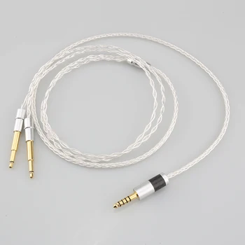 Посеребренный кабель Hifi 4,4 мм Сбалансированный Мужской Шнур для Наушников SONY WM1A NW-WM1Z PHA-2A Аудиоплеер MEZE99 Classics 99neo Новый