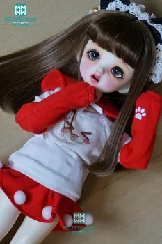 Одежда для куклы BJD подходит на 27 см-30 см 1/6 BJD doll red ball повседневный костюм из четырех предметов