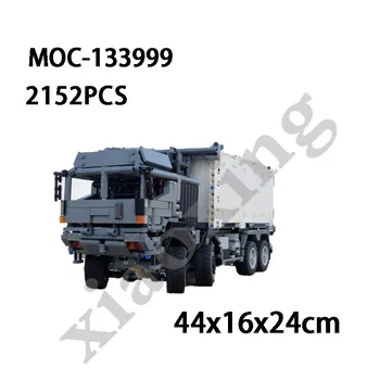 Новый Классический внедорожный грузовик MOC-133999 2152 шт. Подходит для забавных строительных блоков для взрослых и детских игрушек и подарков своими руками
