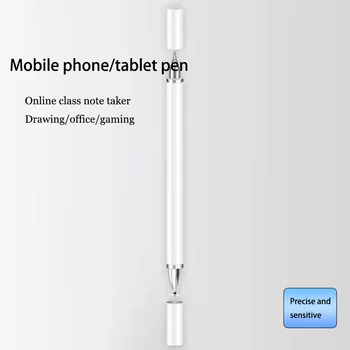 100шт Универсальный Стилус 2в1 Планшет Для рисования С Емкостным экраном Сенсорная ручка Для Android iPad Ноутбук Смарт-Карандаш Аксессуары