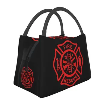 Пожарно-спасательные Пожарные термоизолированные сумки для ланча, женские сменные сумки для ланча, сумка для хранения еды на открытом воздухе, коробка для еды