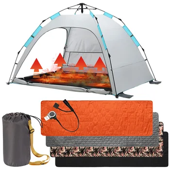 Открытый 198 * 60 мм USB-нагревательный коврик для сна, 5 Зон нагрева, Регулируемая Температура, Электрический коврик с подогревом для кемпинга, коврик для палатки