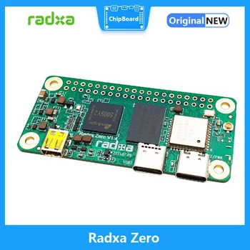 Radxa Zero Четырехъядерная мини-плата разработки с 1G / 2G / 4G оперативной памятью, мощная альтернатива Raspberry Pi Zero W