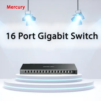Mercury 16-Портовый Гигабитный коммутатор-разветвитель С сетевой изоляцией Vlan Gigabit Ethernet LAN 1G 16x1000 Мбит/с Сетевые коммутаторы