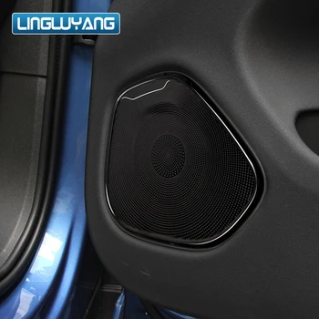 Для модификации аудиокадра двери автомобиля Volvo XC60 специальная звуковая крышка, декоративная крышка, автомобильные аксессуары, автомобильные наклейки