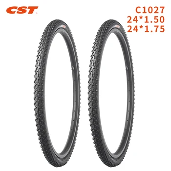 CST 24 дюйм(ов) шины для горного велосипеда C1027 24*1,5 Аксессуары для велосипедов Стальная проволочная шина Противоскользящая и износостойкая MTB велосипедная шина
