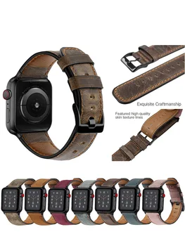 Кожаный Ремешок Для Apple Watch Band 49 мм 44 мм 45 мм 42 мм 40 мм 38 мм Аксессуары Силиконовый Браслет iWatch Ultra Series 8 7 SE 6 5 4