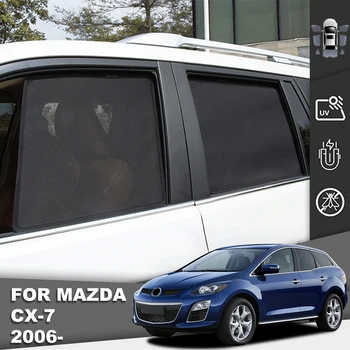 Для Mazda CX-7 CX7 ER 2006-2014 CX 7 Магнитный Автомобильный Солнцезащитный Козырек, Шторка На Лобовое Стекло, Заднее Детское Боковое Окно, Солнцезащитный Козырек