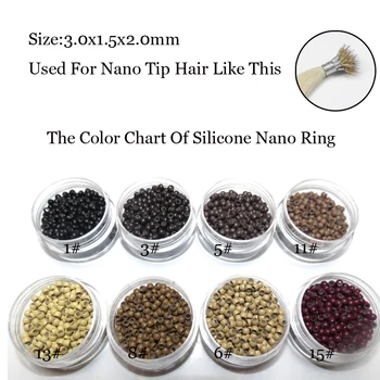 Нано-Бусины, Микро-Кольца, Наращивание Волос на силиконовой Подкладке, 250...