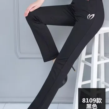 Женские Повседневные брюки с принтом гольфа, Летние облегающие брюки с эластичной резинкой на талии и прямыми штанинами