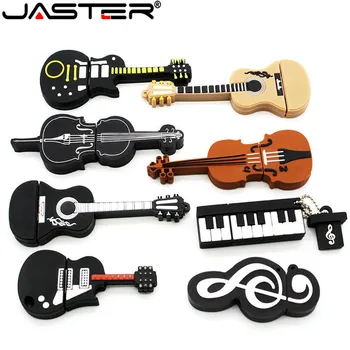JASTER Real capacity 8 style Instrumenty muzyczne Modelu флешка 4 гб 16 гб 32 гб 64 гб USB флэш-накопитель skrzypce/ фортепиано/гитара