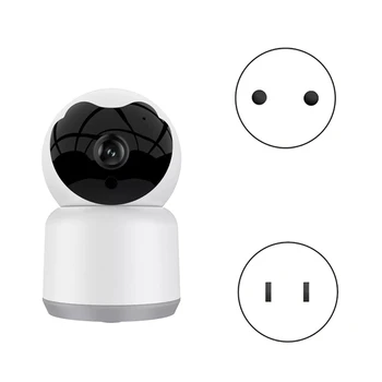 IP-камера Tuya Wifi Беспроводная камера наблюдения Alexa Google Камера безопасности с автоматическим отслеживанием US Plug