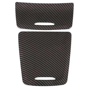 Коробка для хранения центральной консоли автомобиля из углеродного волокна, панельное украшение для Mercedes Benz CLA GLA a Class W117 W176 A180 2014-2017