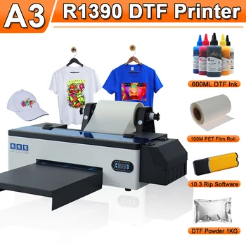 DTF Принтер Прямой печати DTF Принтер Прямой передачи Термопресс Трансферный Принтер Для Печати футболок A3 DTF Рулон Пленки Impresora