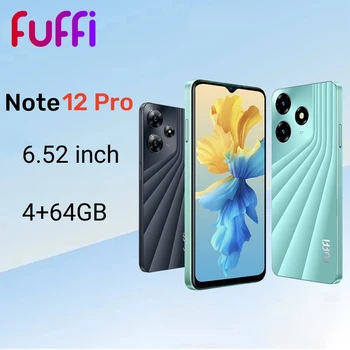 Смартфон FUFFI Note 12 Pro Android 6,52 дюймов 64 ГБ ROM 3250 мАч Мобильные телефоны 4G сеть Глобальный телефон Оригинальный celulares