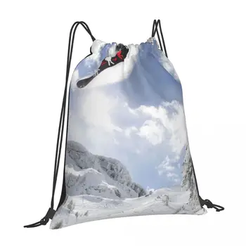 Лыжный Спортивный рюкзак, изготовленные на заказ сумки на шнурках, разработанные как рюкзаки для мужчин, идеально подходящие для школы, кемпинга, пеших прогулок и активного отдыха