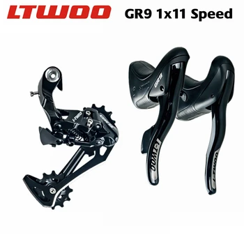 LTWOO GR9 1x11 Скоростной, 11-секундный Дорожный набор, Переключатель скоростей R/L + задние переключатели, Велокросс для гравийных велосипедов