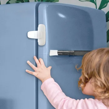 EUDEMON 2шт Классный Однодверный Замок Безопасности Холодильника для Мини-Холодильников Дверца Детская Безопасная Защита От Детей Замок Безопасности