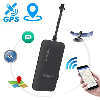 GPS-трекер в режиме реального времени, отслеживающее локаторное устройство GPRS GSM для автомобилей/мотоциклов, интеллектуальное противоугонное устройство для Android IOS APP