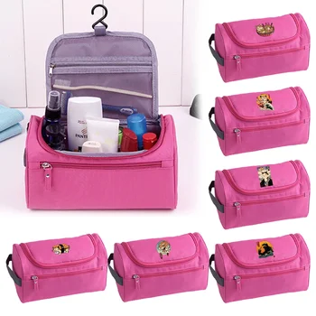 Водонепроницаемая нейлоновая сумка-органайзер для путешествий, женская косметичка, подвесные дорожные косметички, наборы туалетных принадлежностей для мытья кошек, сумки для хранения