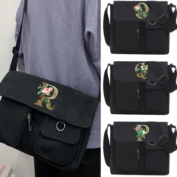Сумка-мессенджер для рабочей одежды в японском стиле Харадзюку, женская корейская студенческая холщовая сумка для колледжа литературы и искусства, сумка-почтальон